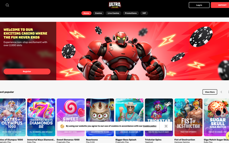Ultra Casino arvostelu
