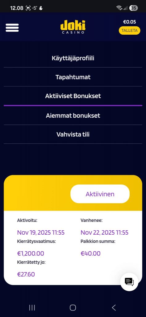 Käteisbonuksen kierrätys esittelyssä